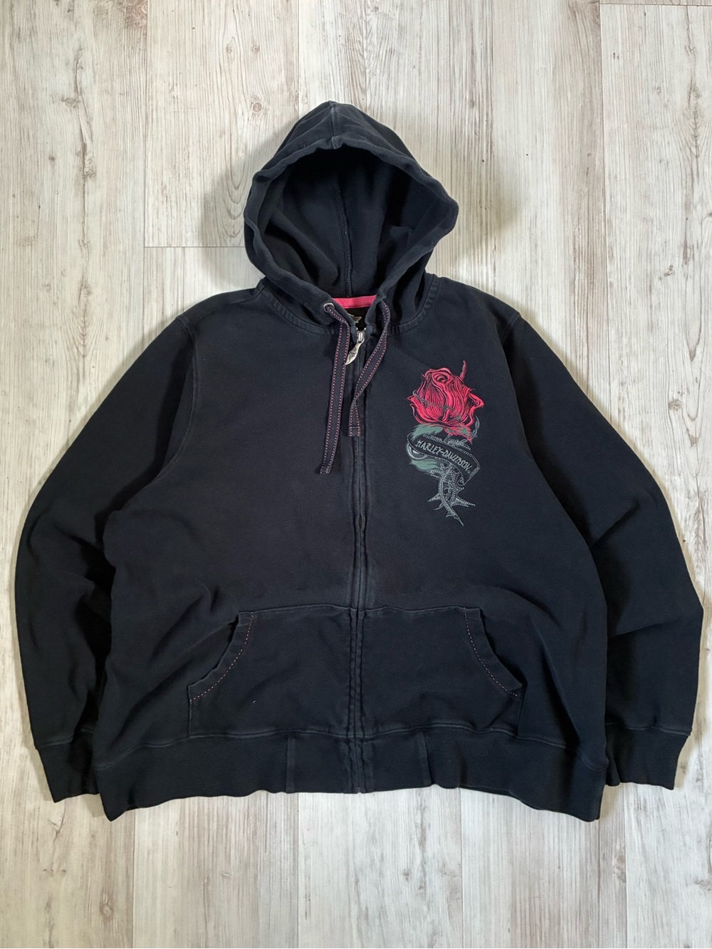 Y2K Harley-Davidson Women’s Zip-Up Hoodie